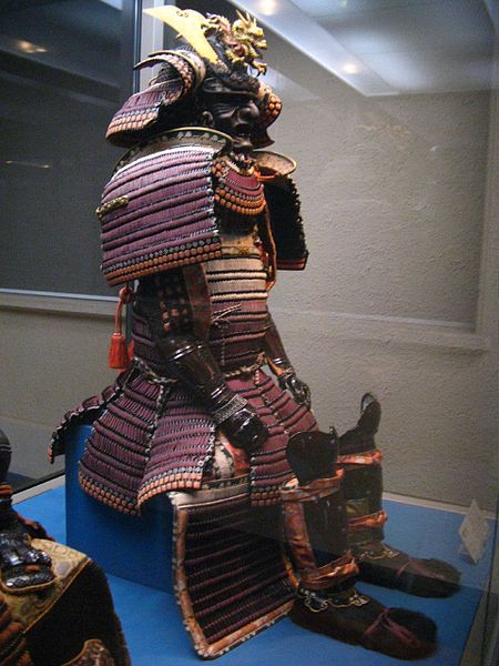 Antique Japanese (samurai) hon kozane dou gusoku, Tokyo National Museum. Photo Credit