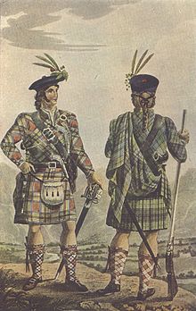 A romantic depiction of Highland Chiefs from 1831