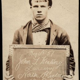 John T. Keating arrested for stealing sash weights Photo Credit
