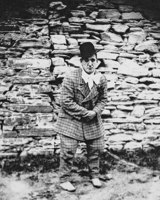A clown with Scott’s Circus. 1910 Photo Credit