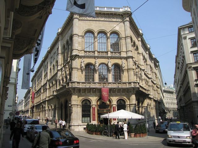 Cafe Central in Vienna, Austria.