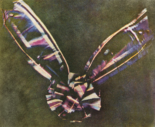 The world's first colour photograph, made by the Scottish scientist James Clerk Maxwell in 1861, was of a tartan ribbon