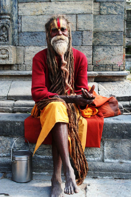A sadhu in Kathmandu. Photo Credit