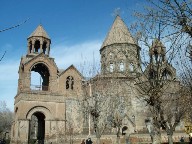 According to scholars it was the first cathedral built in ancient Armenia. Photo Credit