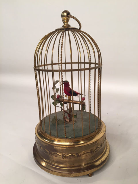 Singing Bird Cage-automaton music box