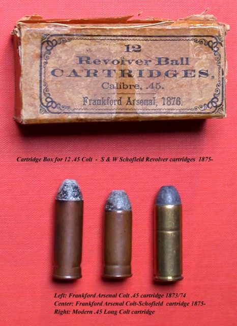 Colt .45 cartridges. Photo Credit