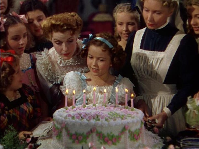 Shirley Temple in The Little Princess, her first color film