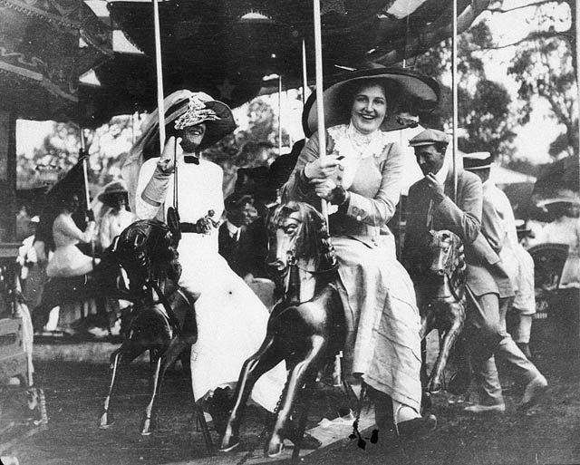 on_the_merry-go-round_at_deepwater_races_-_deepwater_nsw_c-_1910_g_robertson-cuninghame_from_the_state_library_of_new_south_wales