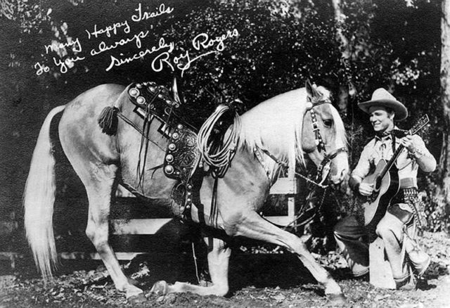 Publicity photo of Roy Rogers and Trigger. Photo Credit