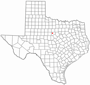 Location of Cisco, Texas. Photo Credit