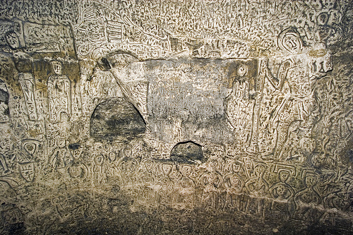 Royston Cave carvings. Author: Bill Hails  CC BY-SA2.0