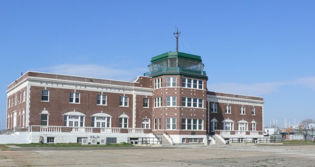 Air traffic control tower at the former Floyd Bennett Field. Photo Credit 