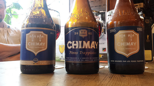 Chimay Bleue 1995, 2005 and 2015. Photo Credit