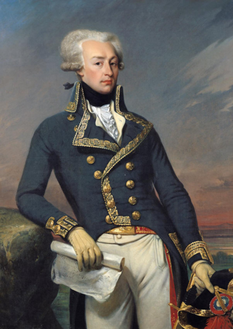 Marquis de Lafayette (6 September 1757 – 20 May 1834) Portrait by Joseph-Désiré Court, 1791.