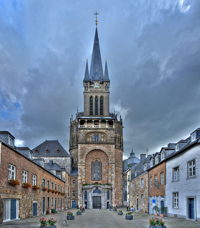 Aachen Cathedral seen from the west. Photo Credit