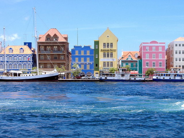 The colorful Willemstad harbor. Photo Credit