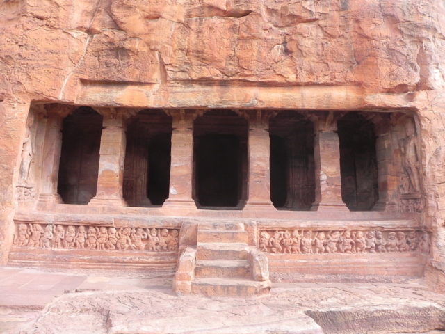 Cave 2 is dedicated to Lord Vishnu. Photo Credit