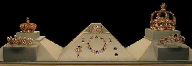 Crown Jewels of France, on display at the Louvre  Photo Credit
