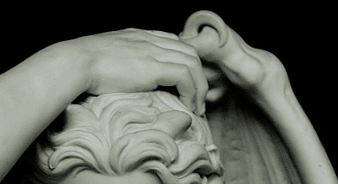 Horns, and a collocation of human and animal anatomy (detail). Photo Credit