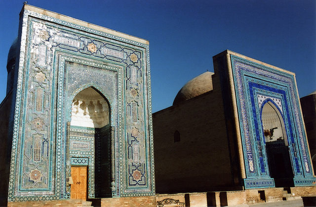 It is a necropolis in the north-eastern part of Samarkand, Uzbekistan. Photo Credit