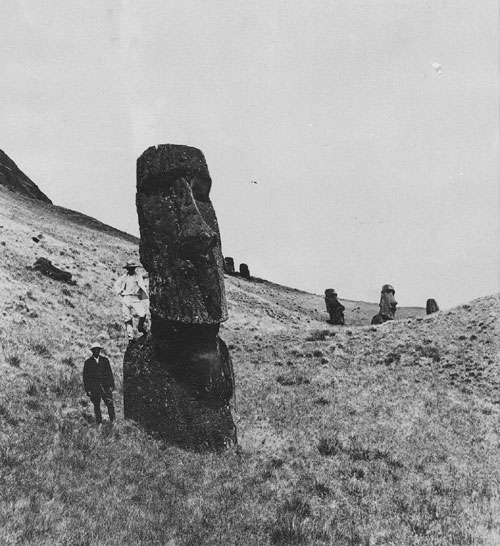 Moai in 1880