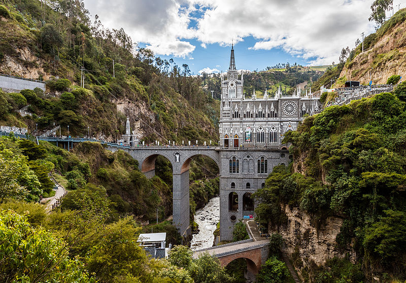 Sanctuary of Las Lajas, Ipiales, Colombia. Photo Credit