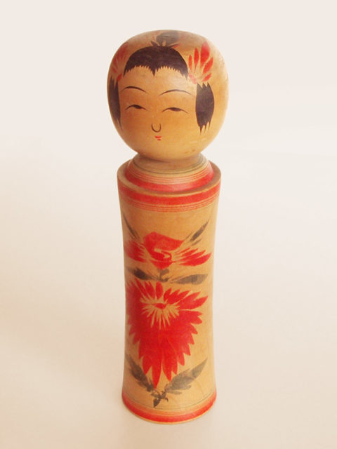 Traditional Kokeshi doll.
