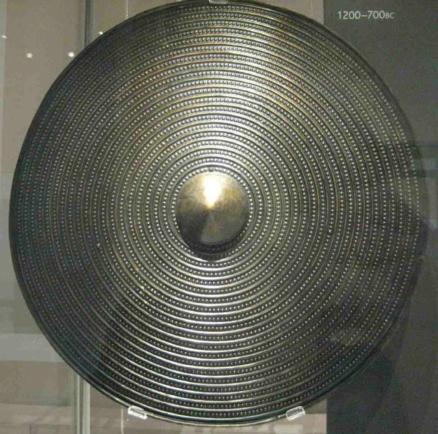 Yetholm-type shield at the British Museum. Photo Credit