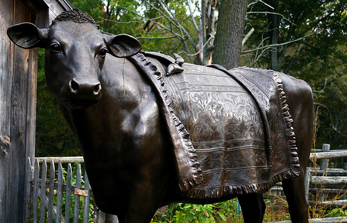 Statue of Emily the Cow. Photo Credit