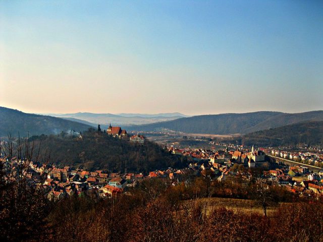 Skyline of Sighișoara Author: Kwan Ng   CC BY-SA 3.0