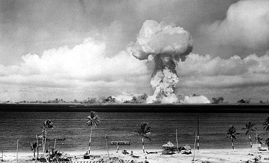 Gilda, the 23-kiloton air-deployed nuclear weapon detonated on July 1st, 1946 during Crossroads Able