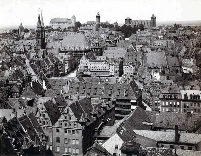 Old town of Nuremberg in the 19th-century Photo credit