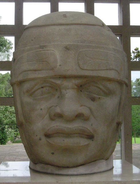 San Lorenzo Colossal Head 8 in the Museo de Antropología in Xalapa  Photo Credit
