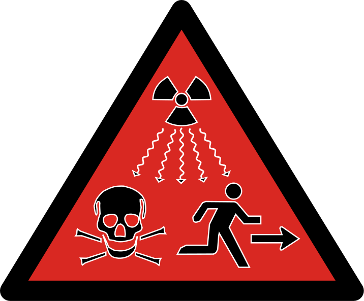 ISO radioactivity danger symbol 2007.