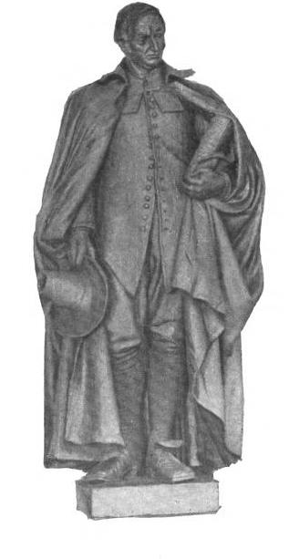 Statue of Puritan Rev. Thomas Hooker, Chief Founder of the State of Connecticut, Hartford, Connecticut