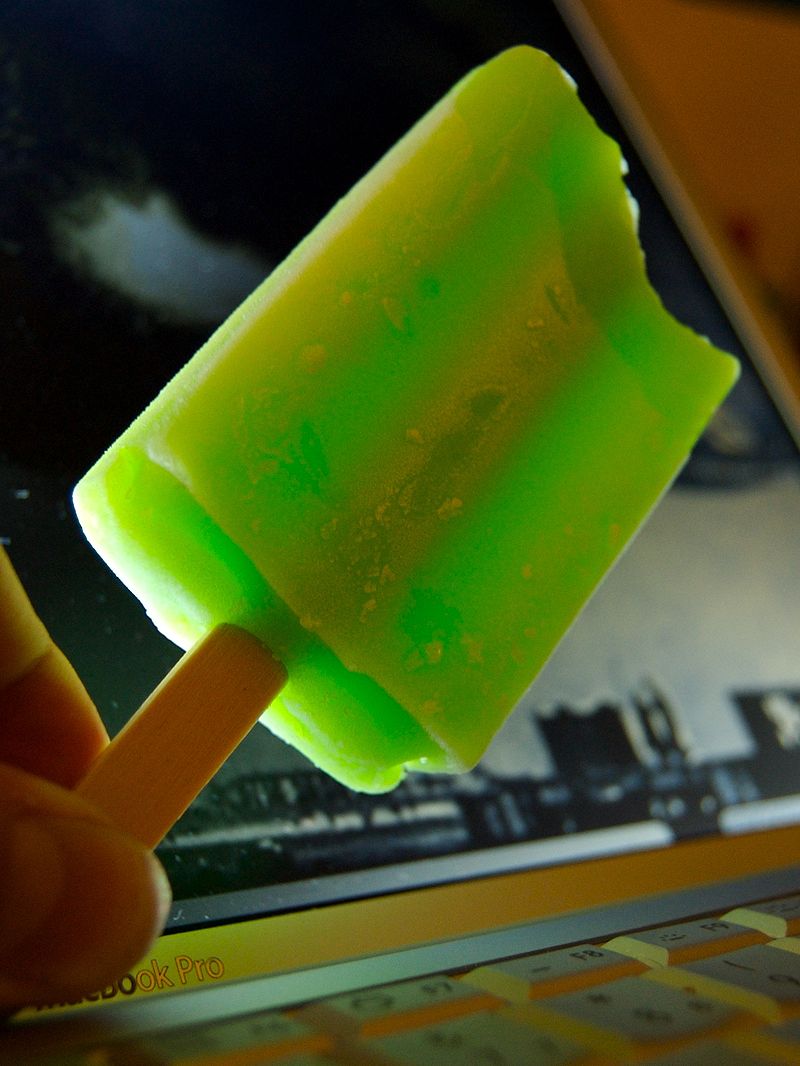 Green ice pop. Photo Credit