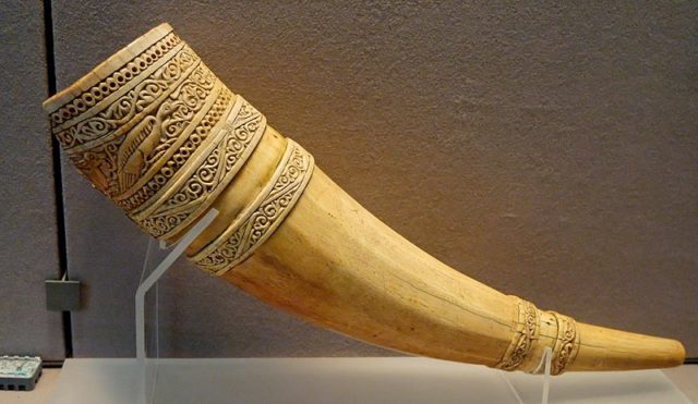 Oliphant. Ivory, southern Italy, late 11th century. Photo Credit