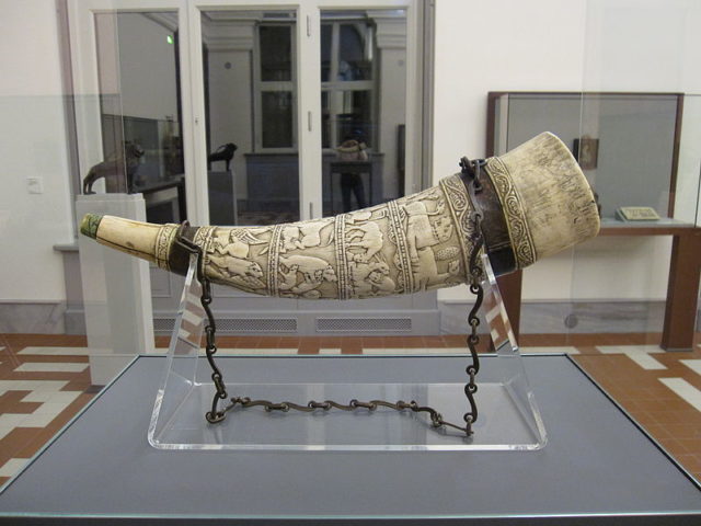 Oliphant uses a Transylvanian double flute, which has two pipes one producing only the base tone. Photo Credit