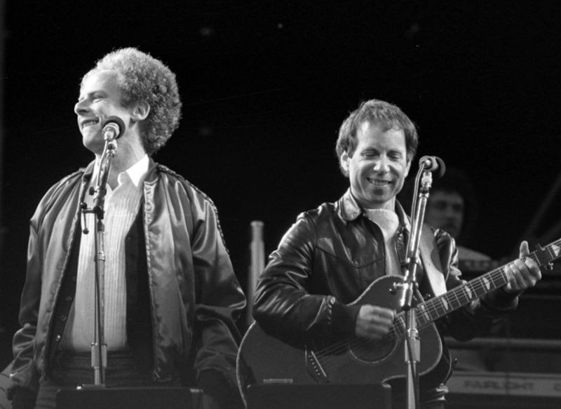 Simon & Garfunkel in the Netherlands 1982. Photo Credit