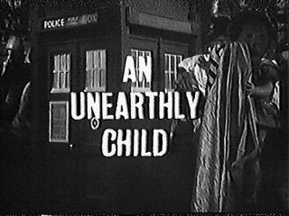 Screen title for the first ever episode of Doctor Who.