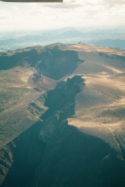 Volcanic crater