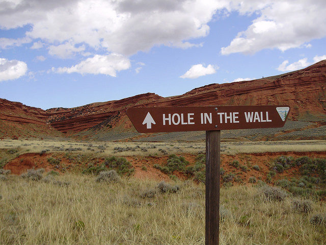 The Hole-in-the-Wall  Author: Bureau of Land Management  CC BY2.0