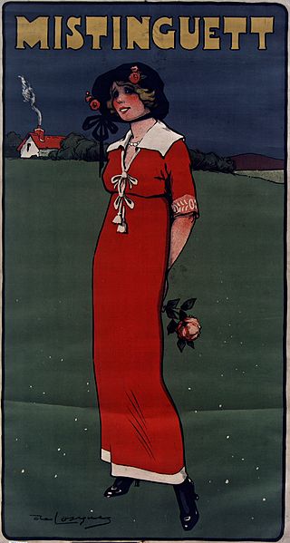 Mistinguett poster, 1911