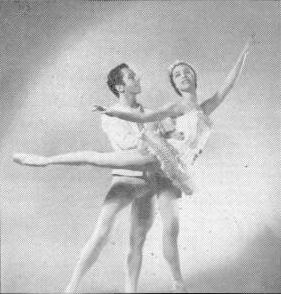 Maria Tallchief as the Sugar Plum Fairy and Nicholas Magallanes as her cavalier in “The Nutcracker ” (1954).
