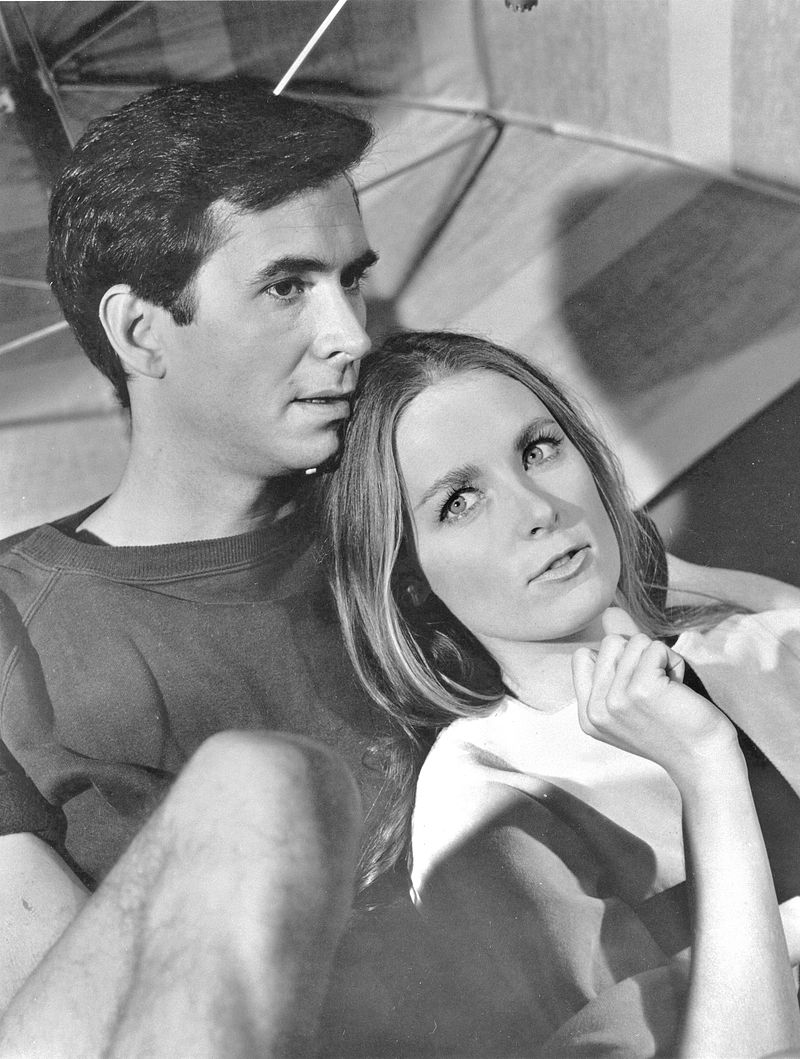 Anthony Perkins with Charmian Carr in “Evening Primrose”, 1966. He portrayed Norman Bates.