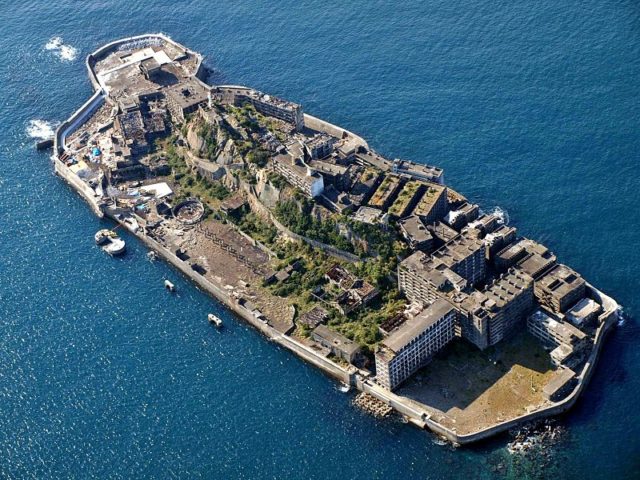 Hashima Island, also known as Battleship Island. Photo Credit