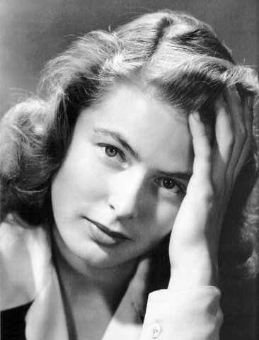 Publicity photo of Ingrid Bergman.