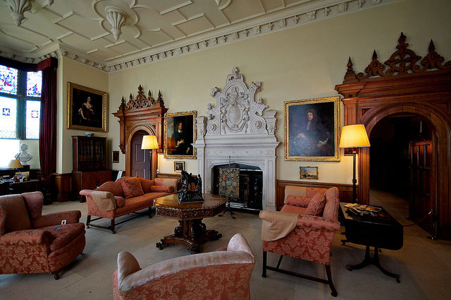 Much of hall has been well preserved, and many of the rooms are set out as they were in the late 18th-century  Photo Credit
