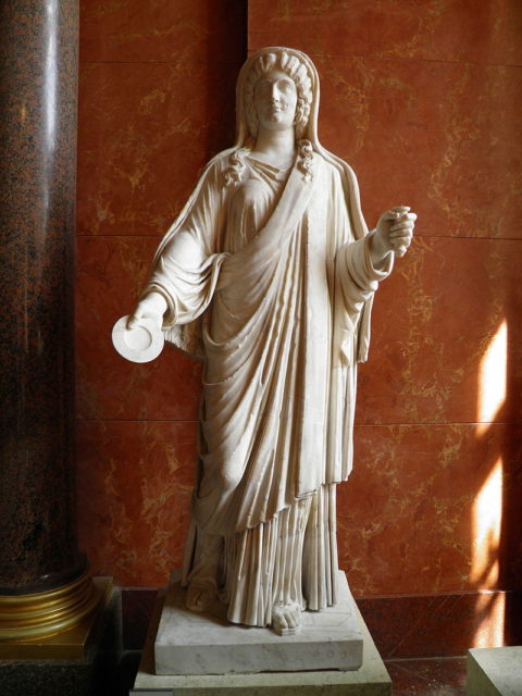 Statue of Julia Domna in the Louvre Museum. Photo Credit