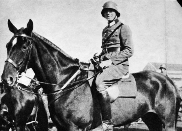 Stauffenberg at the 17th Cavalry Regiment in Bamberg (1926) Photo Credit